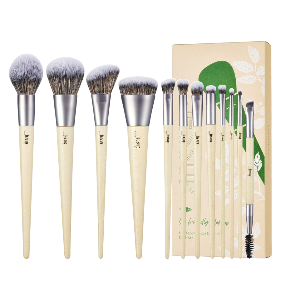 JESSUP - Sustainable and Eco-friendly Brush Set Low Waste 12Pcs