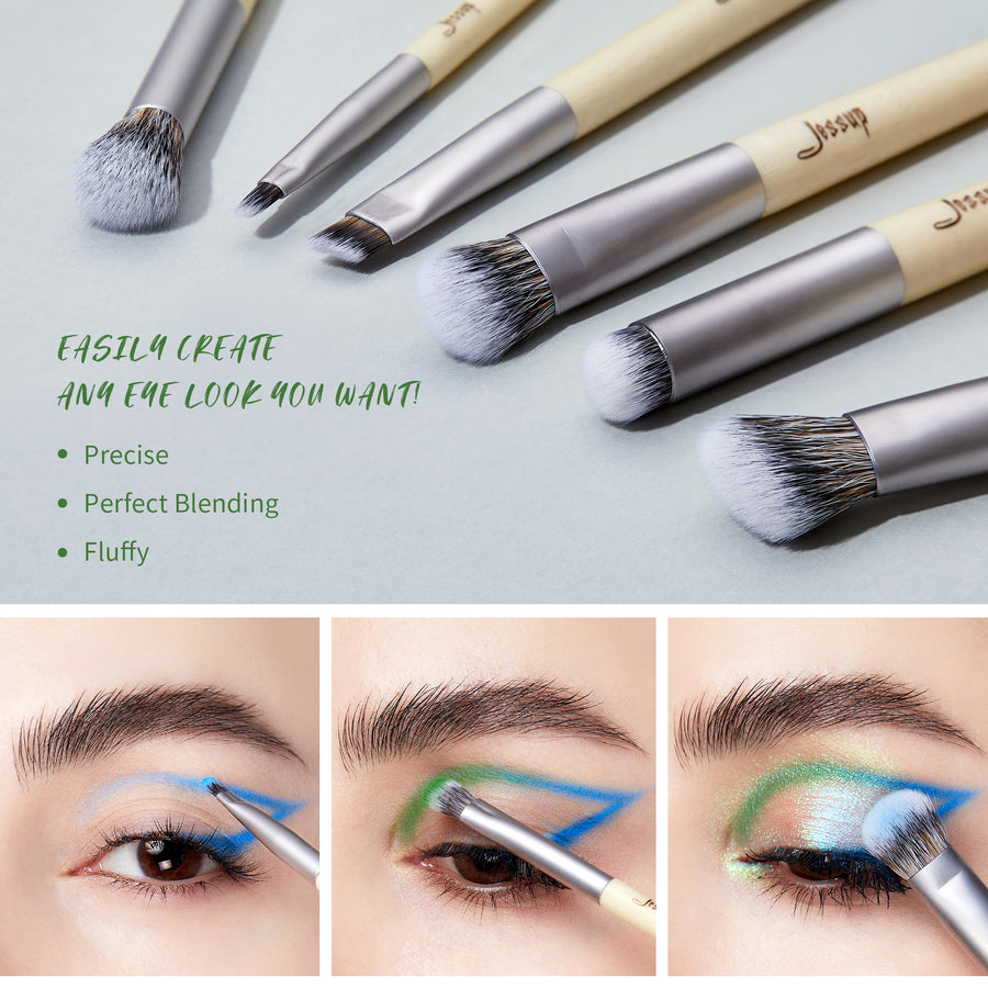 JESSUP - Sustainable and Eco-friendly Brush Set Low Waste 12Pcs
