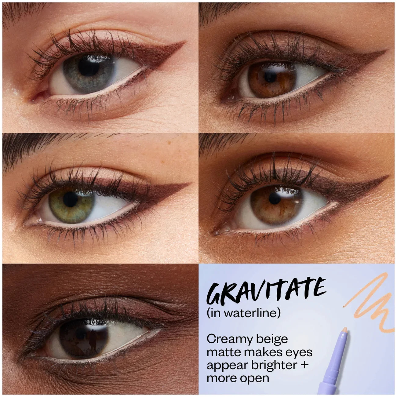 KOSAS - Soulgazer - Eyeliner gel haute précision longue tenue - réf Gravitate