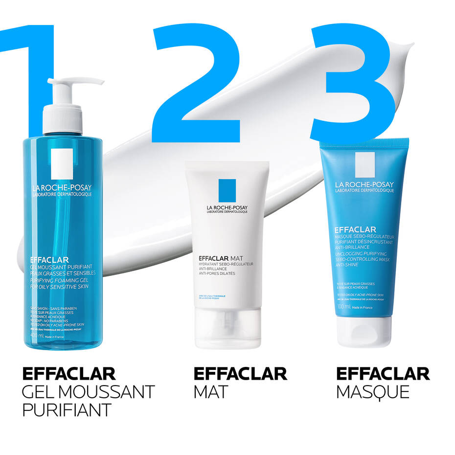 Sebo Mat LA ROCHE-POSAY - Mat Hydratant Sébo-Régulateur Peau Grasse et Sensible ...
