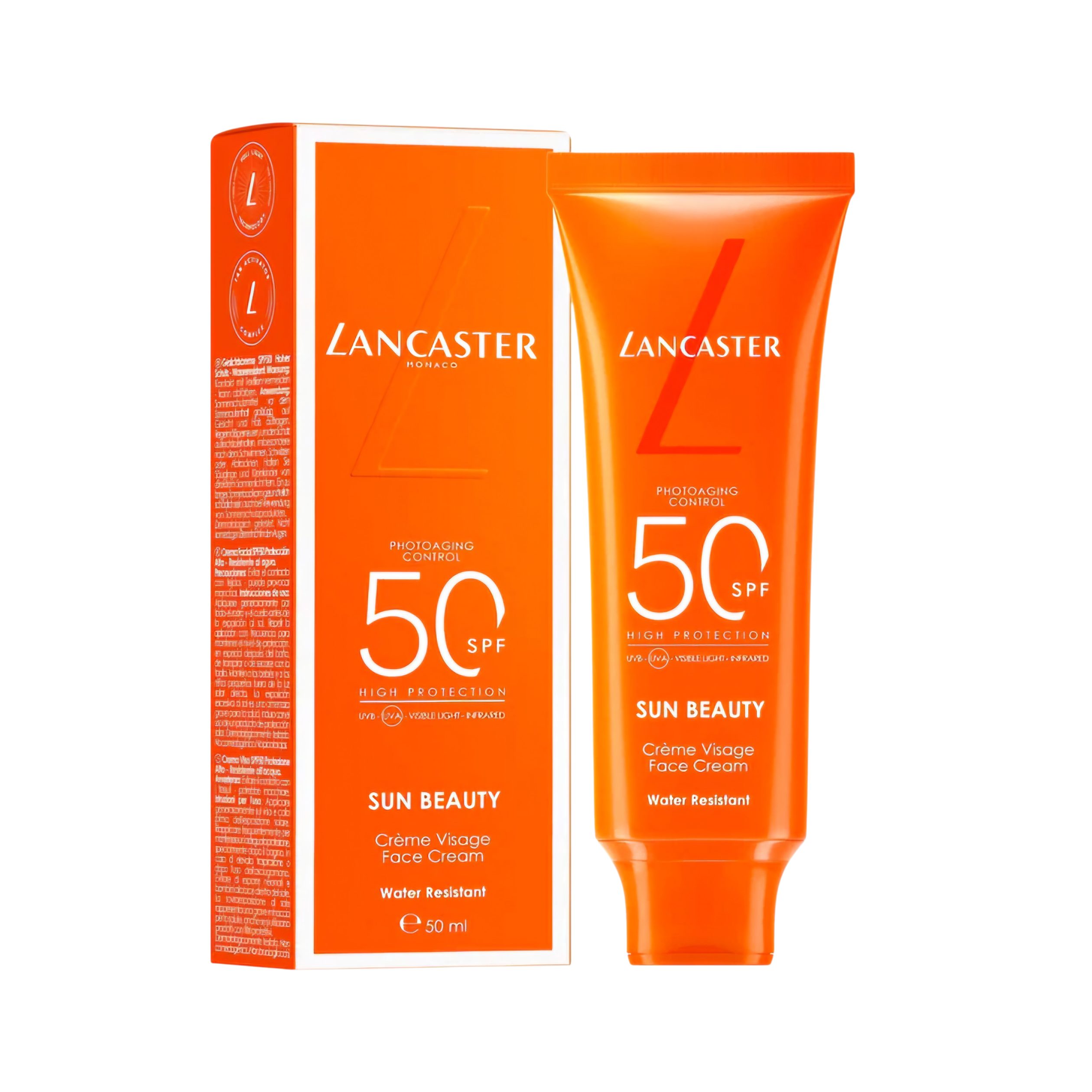 LANCASTER BEAUTY - Sun Beauty Crème Visage Water Resistant SPF50 - 50ml