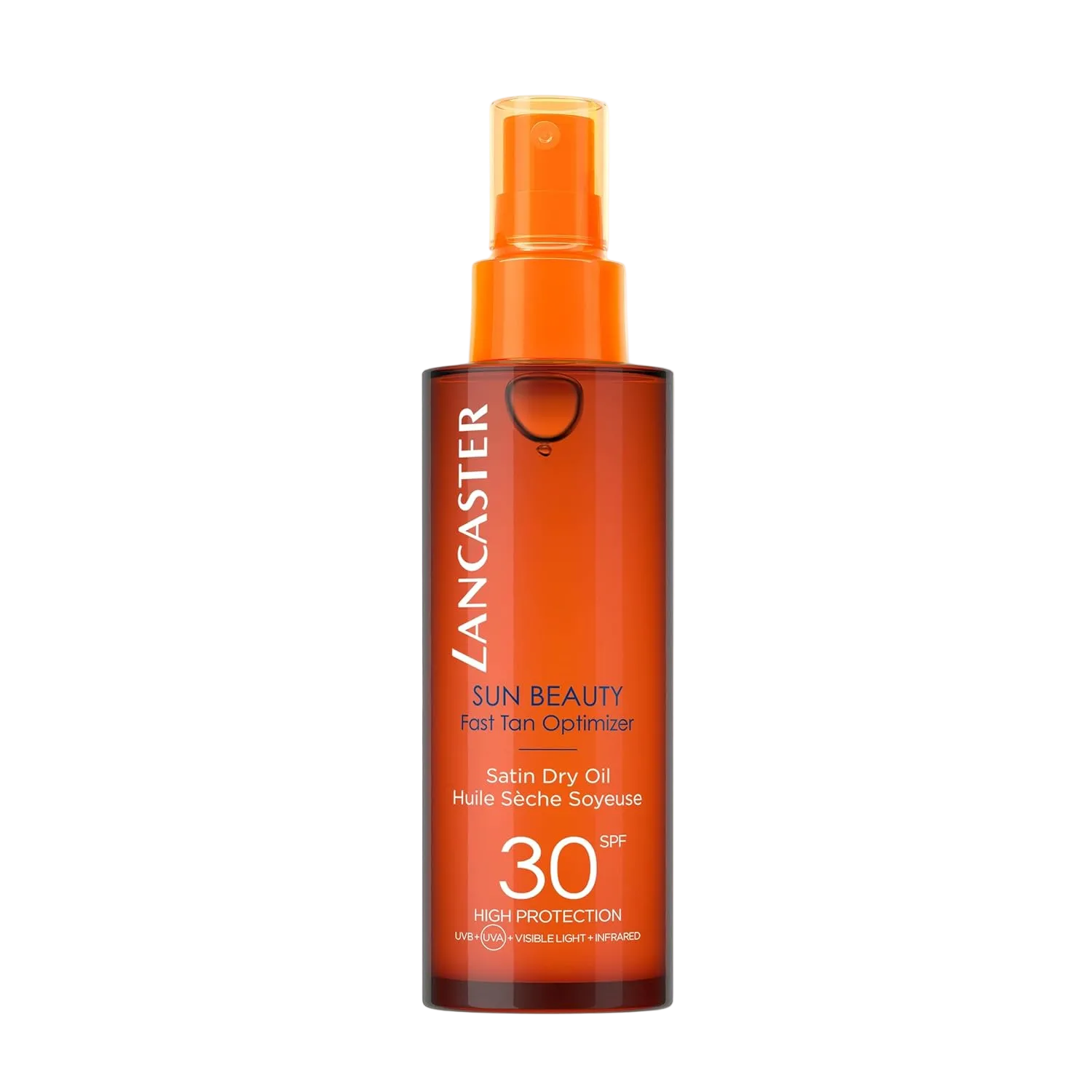 LANCASTER BEAUTY - Sun Beauty Fast Tan Optimizer, Satin Dry Oil Water Resistant SPF 30 - 150ml
