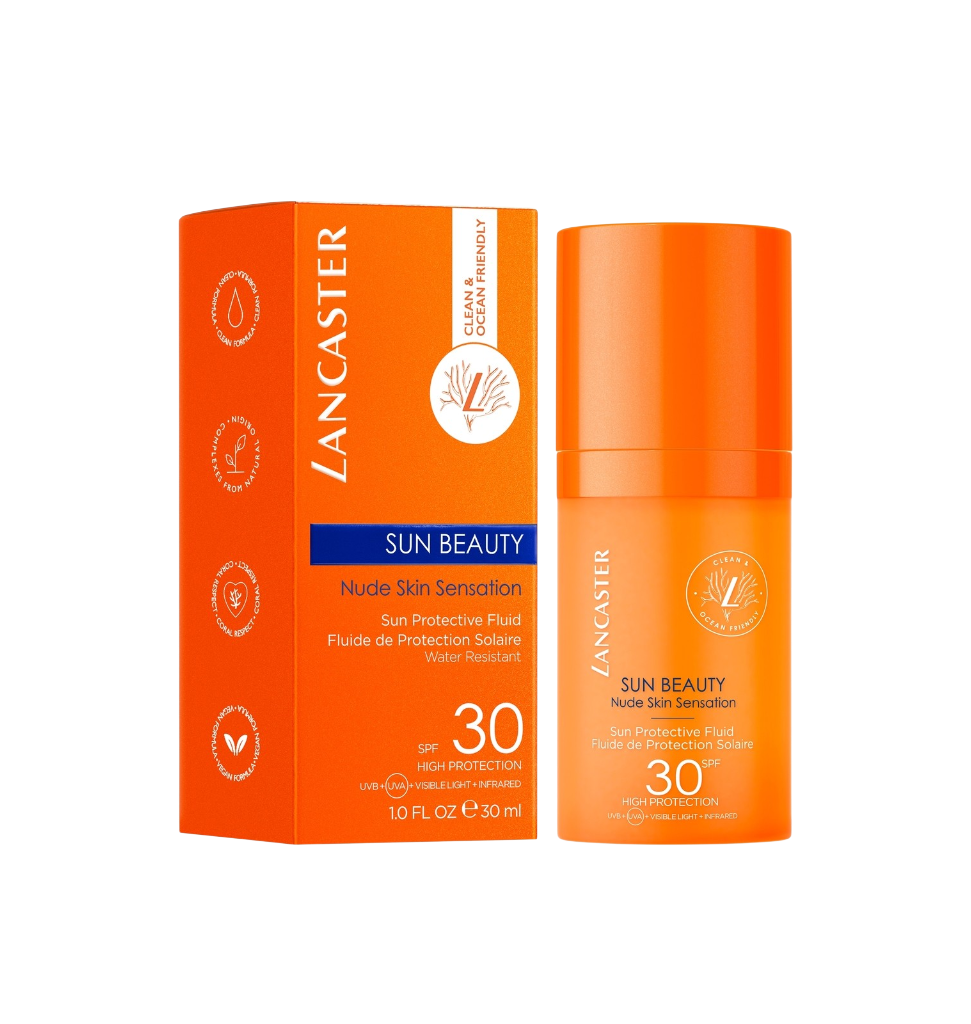 LANCASTER BEAUTY - Sun Beauty Nude Skin Sensation Invisible face Fluid 30SPF - 30ml