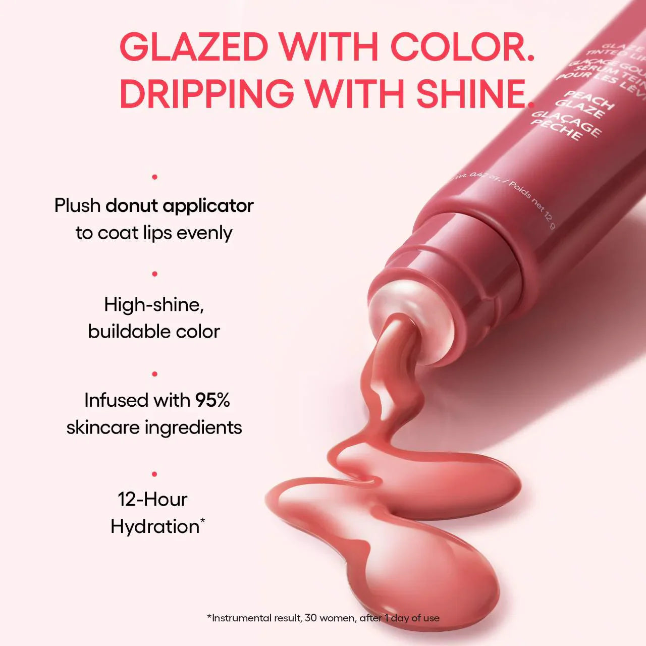 LANEIGE - Glaze Craze Tinted Lip Serum - réf Peach Glaze