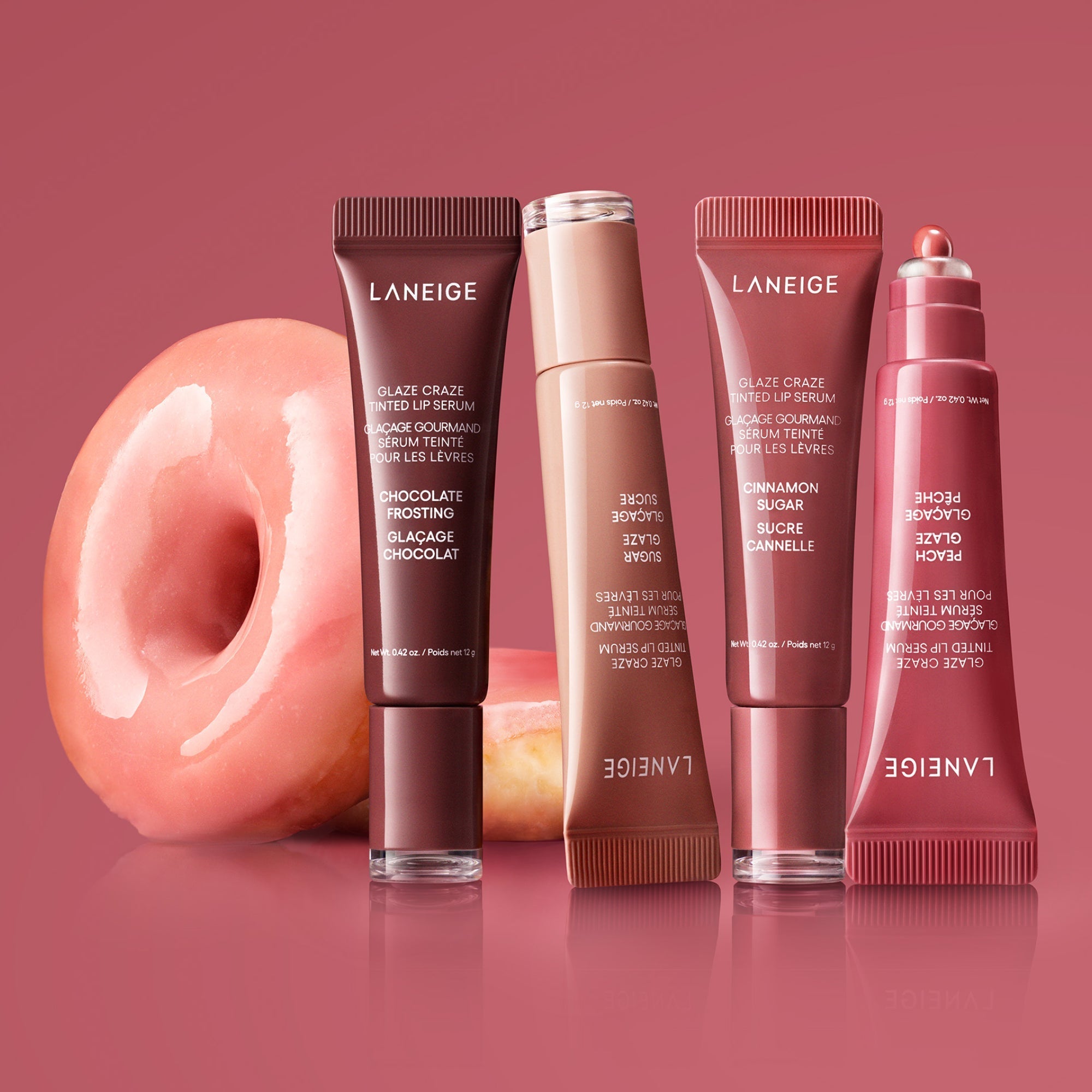 LANEIGE - Glaze Craze Tinted Lip Serum - réf Peach Glaze