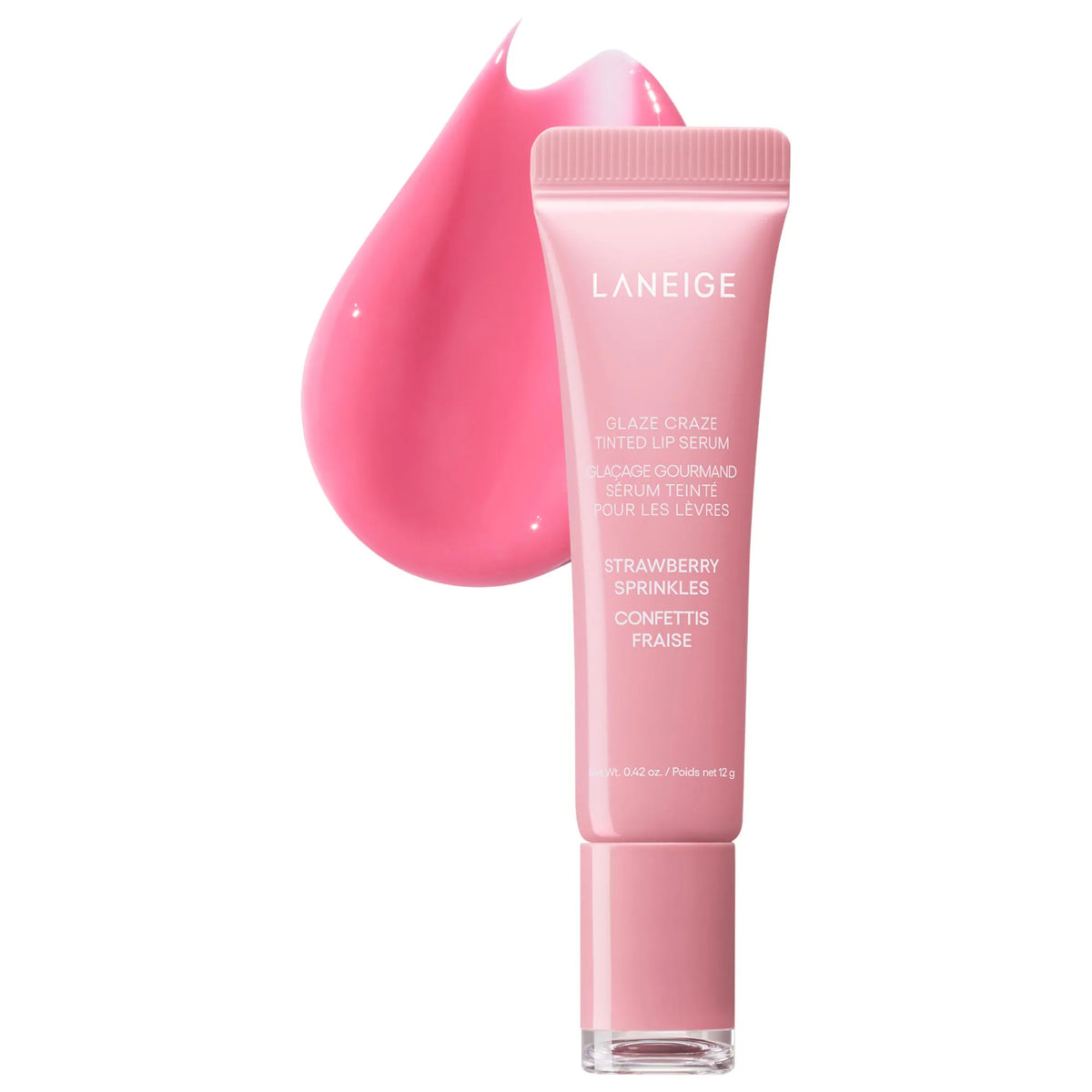 LANEIGE - Glaze Craze Tinted Lip Serum - réf Strawberry Sprinkles