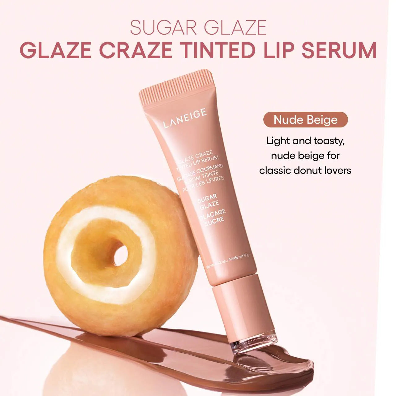 LANEIGE - Glaze Craze Tinted Lip Serum - réf Sugar Glaze