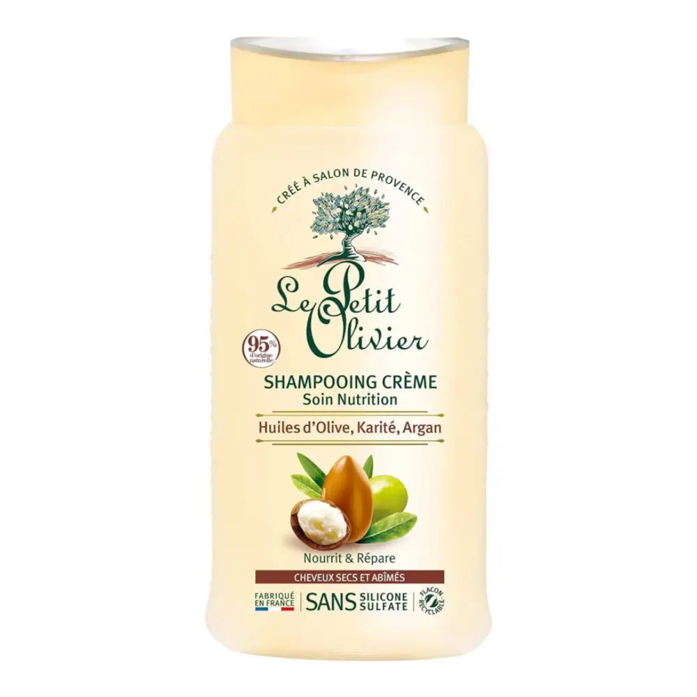LE PETIT OLIVIER - Duo Shampooing et Après Shampooing Crème Nutrition Huile d’Olive Karité et Argan - 250ml