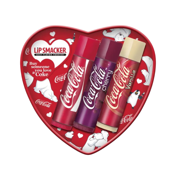 LIP SMACKER - Coca Cola Can Coeur Vintage ( 3pcs )