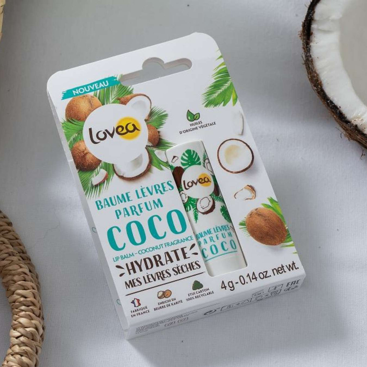 LOVEA - Baume Lèvres Parfum Coco - 4g