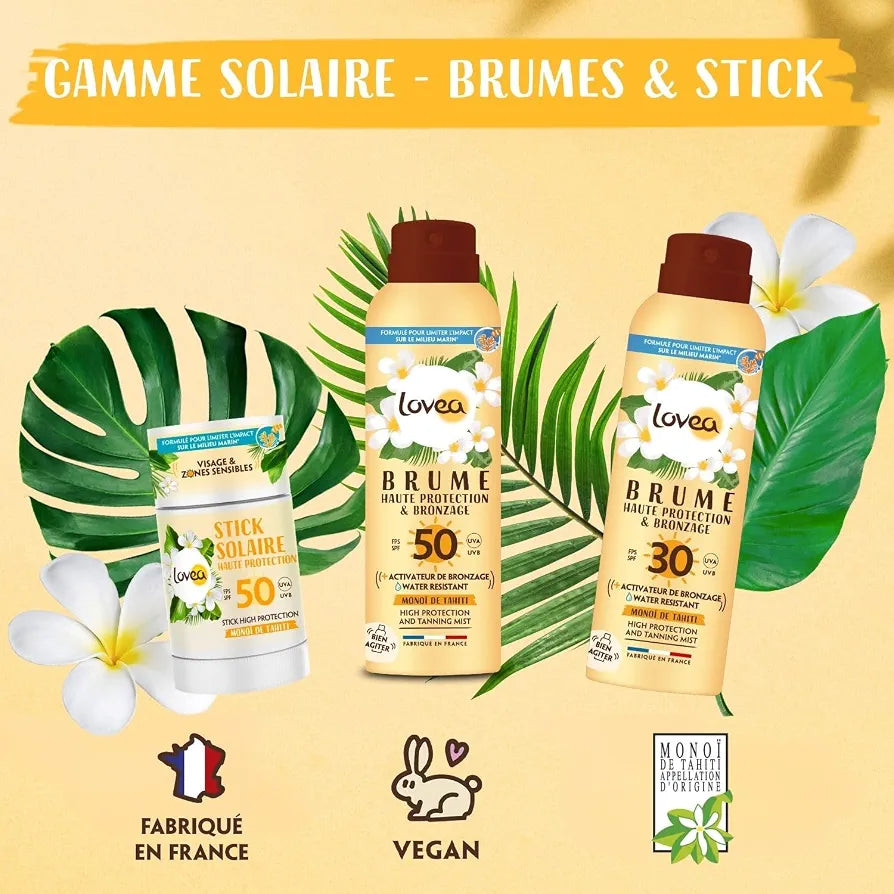 LOVEA - Brume Haute Protection & Bronzage SPF30 Monoï de Tahiti - 150ml