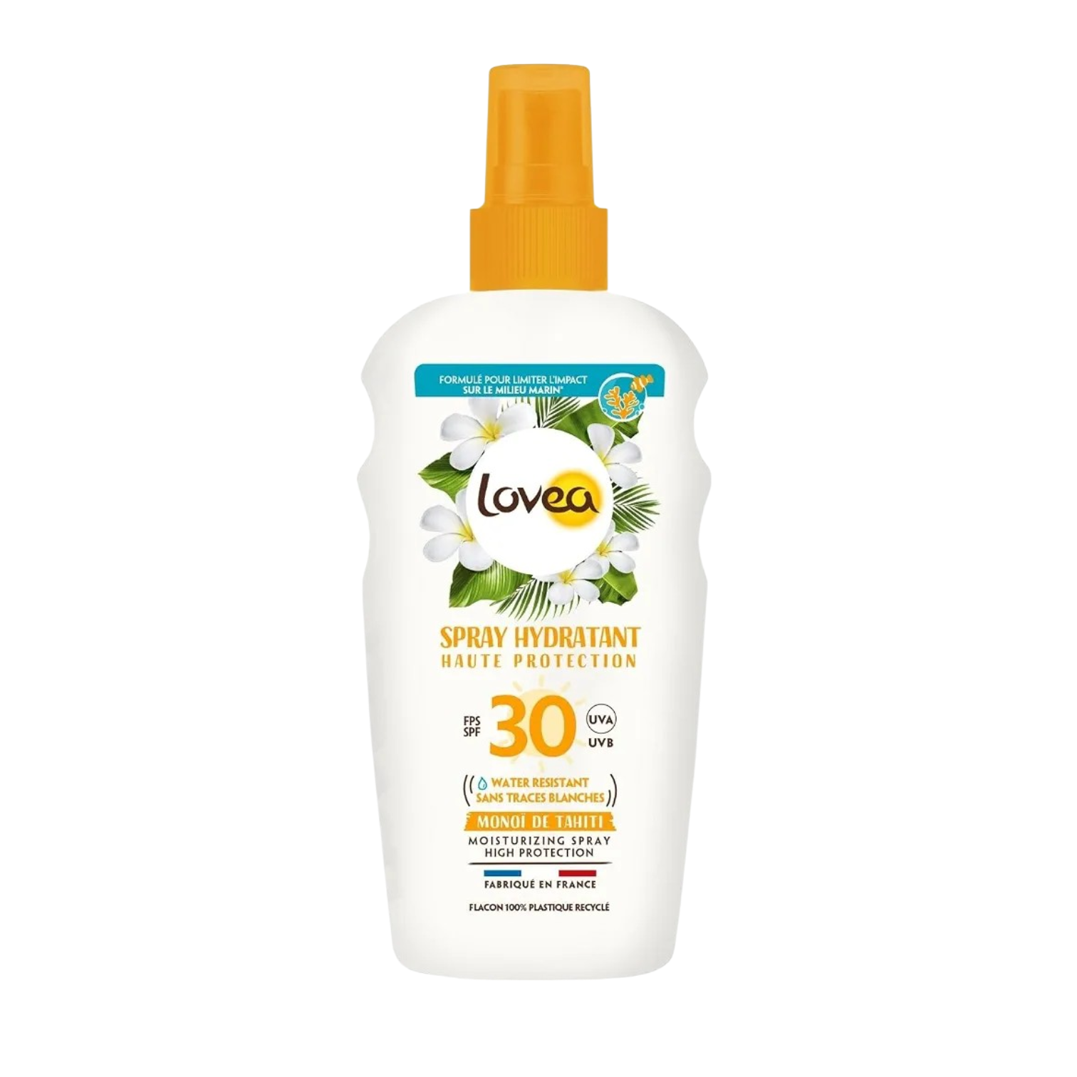 LOVEA - Spray Hydratant SPF30 Moyenne Protection Monoï de Tahiti - 150ml