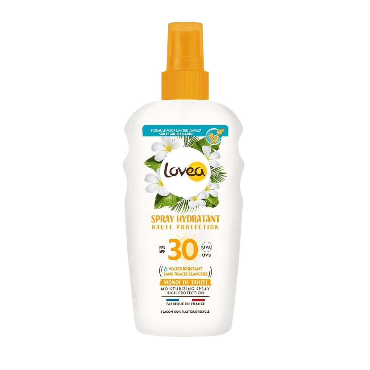 LOVEA - Spray Hydratant SPF30 Moyenne Protection Monoï de Tahiti - 150ml