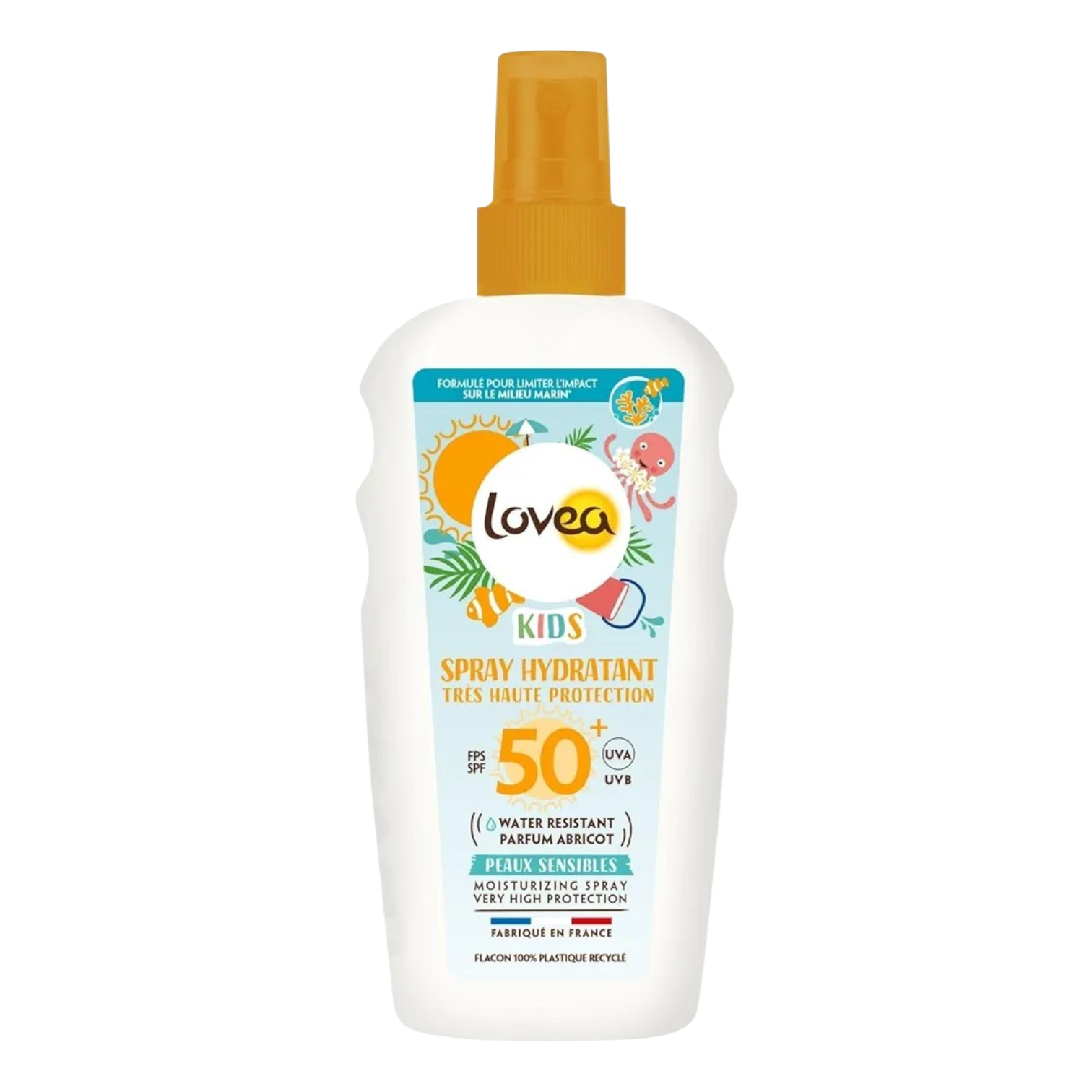 LOVEA - Spray Hydratant SPF50 KIDS Très Haute Protection Monoï de Tahiti - 150ml