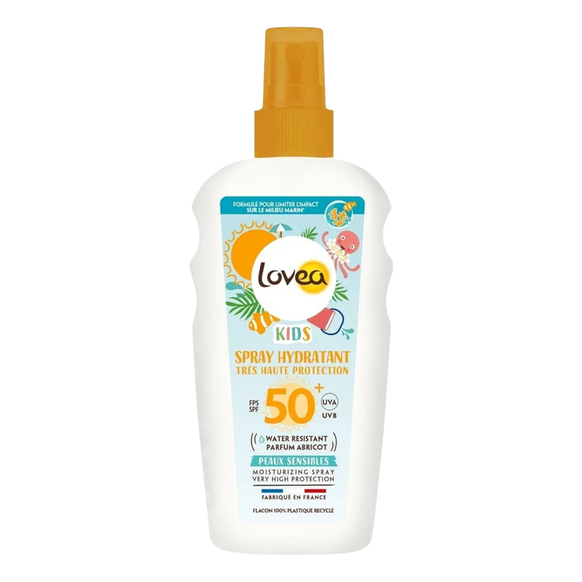 LOVEA - Spray Hydratant SPF50 KIDS Très Haute Protection Monoï de Tahiti - 150ml