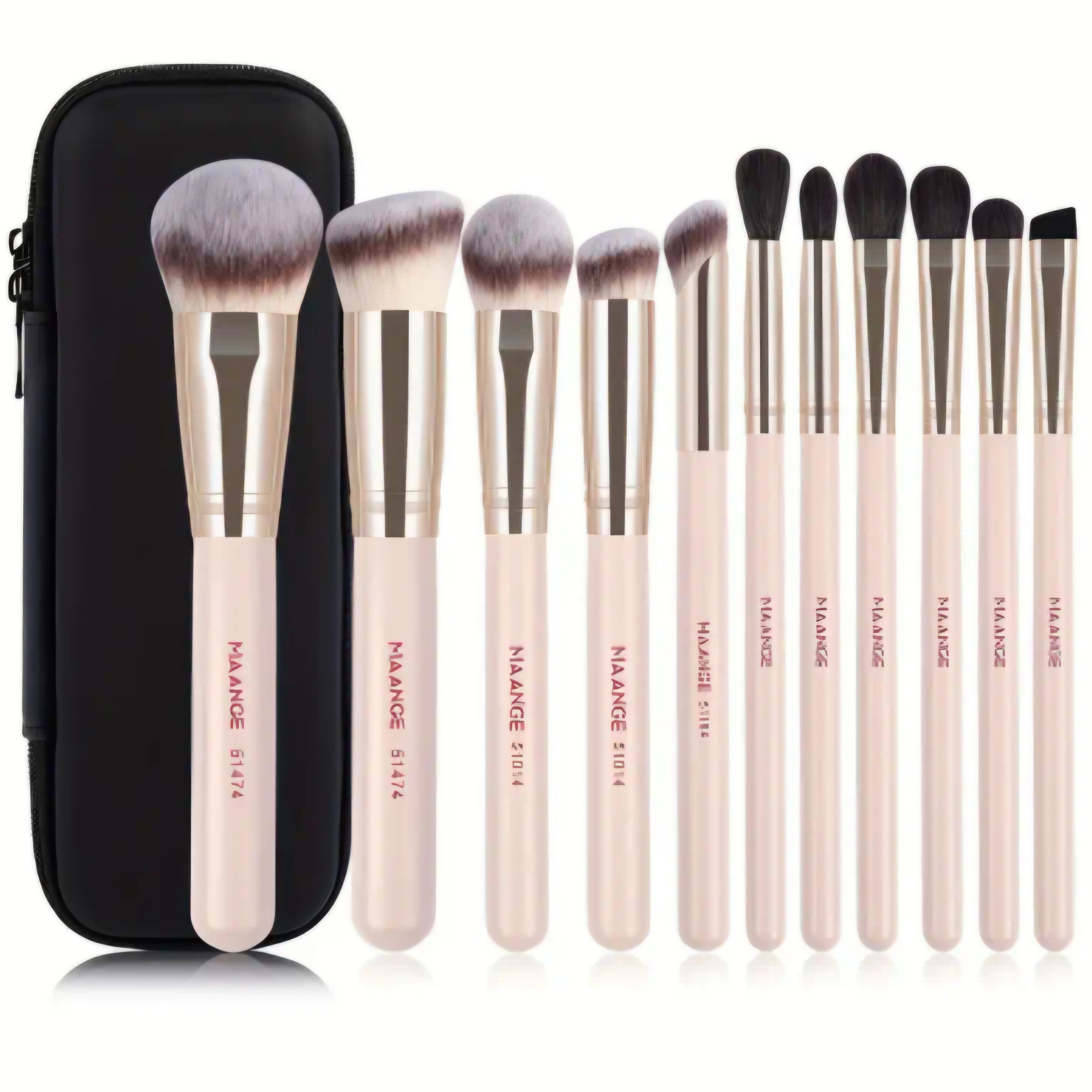 MAANGE - Ensemble de 11 pinceaux + Trousse