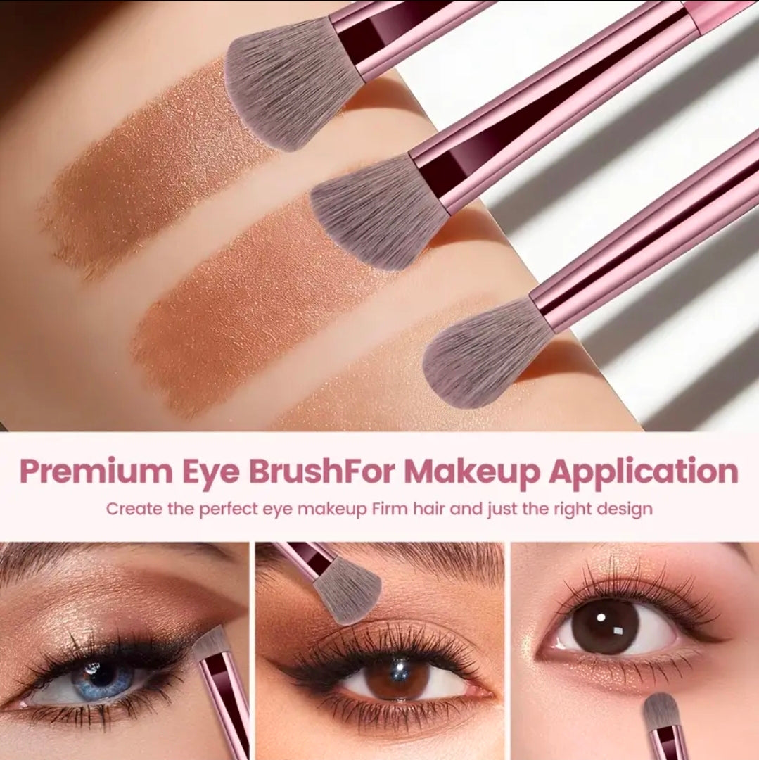 MAANGE - Ensemble de pinceaux de maquillage Rose Gold 13 pièces + Support + 3 Puff