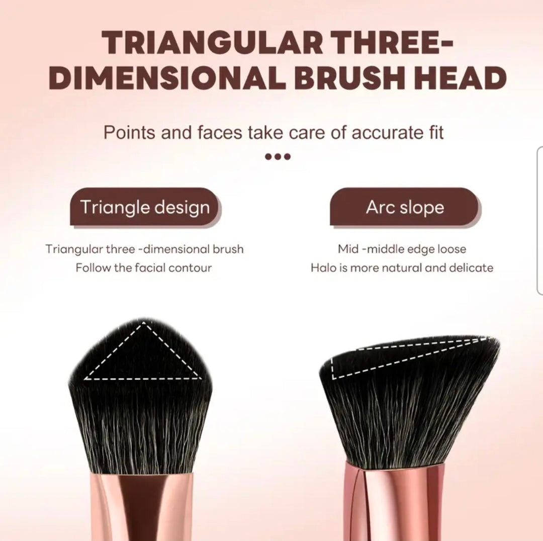 MAANGE - Ensemble de pinceaux de maquillage Rose Gold ( 15 pièces )