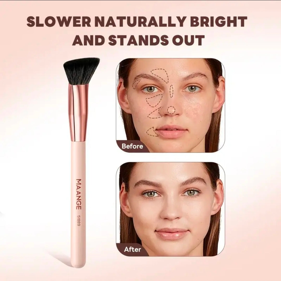 MAANGE - Ensemble de pinceaux de maquillage Rose Gold ( 15 pièces )