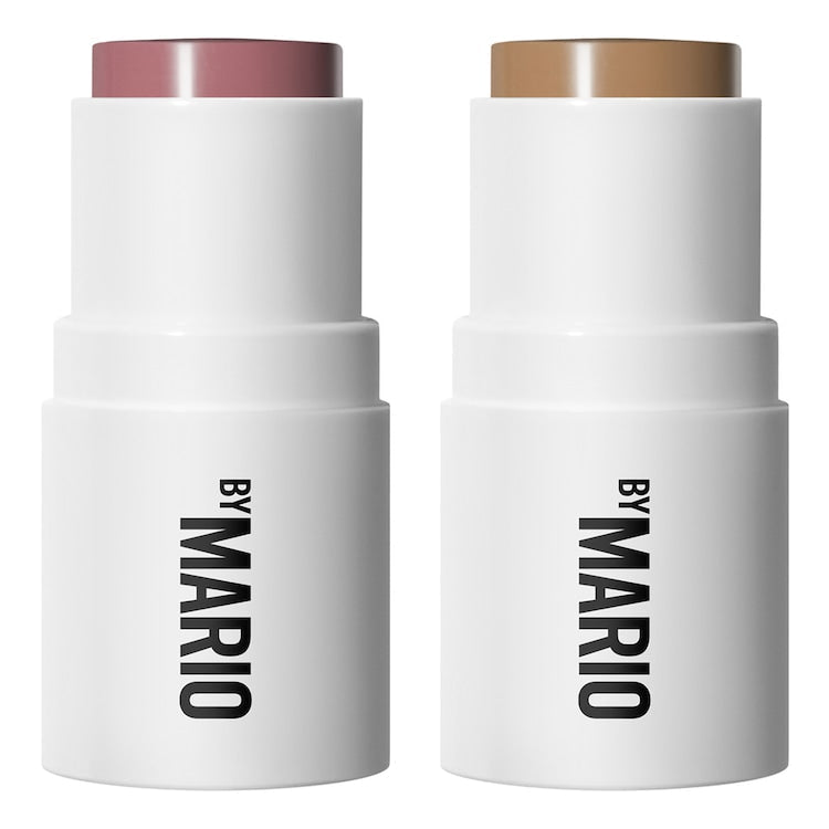 Makeup by Mario -Sculpt & Pop On the Go - Duo Mini Contour et Blush- Light Medium & Dusty Rose