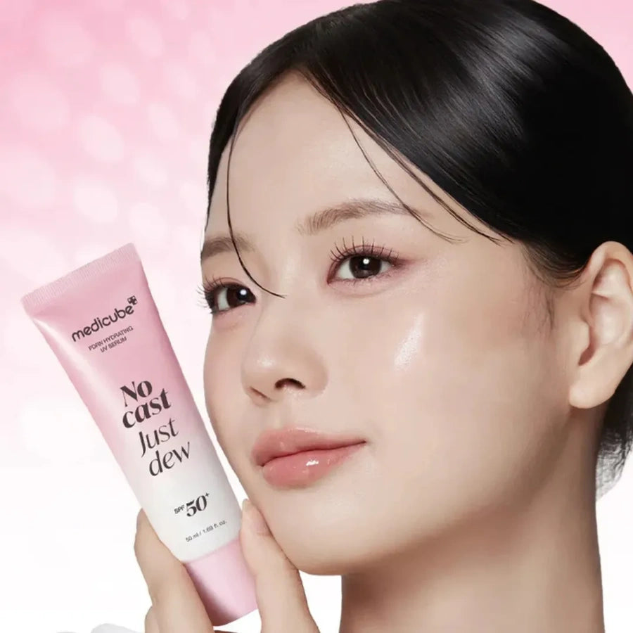 MEDICUBE - Collagen No Cast Just Glow PDRN Hydrating UV Serum - 50ml