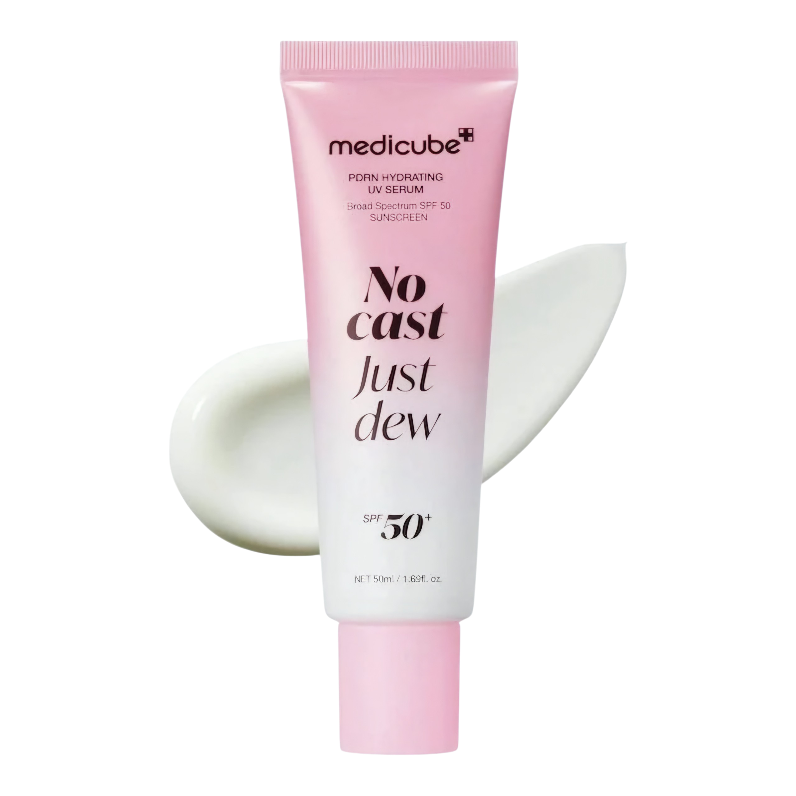 MEDICUBE - Collagen No Cast Just Glow PDRN Hydrating UV Serum - 50ml