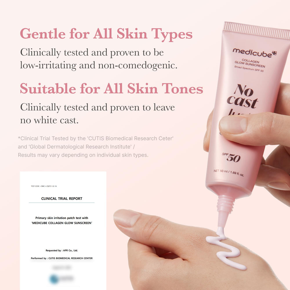 MEDICUBE - Collagen No Cast Just Glow Sunscreen SPF50 - 50ml