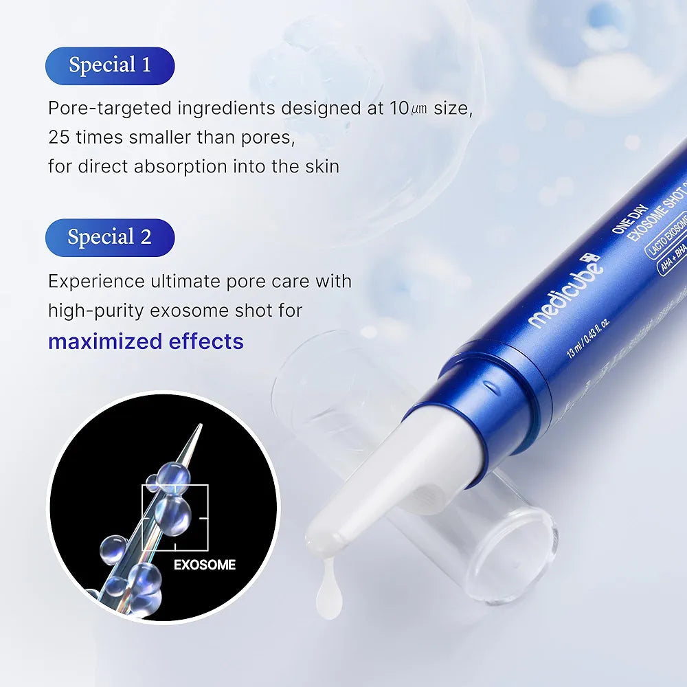 MEDICUBE - One Day Exosome Shot Pore Ampoule 25000 - 13ml