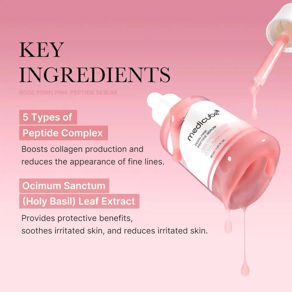 MEDICUBE PDRN Pink Peptide Serum 30ml masques