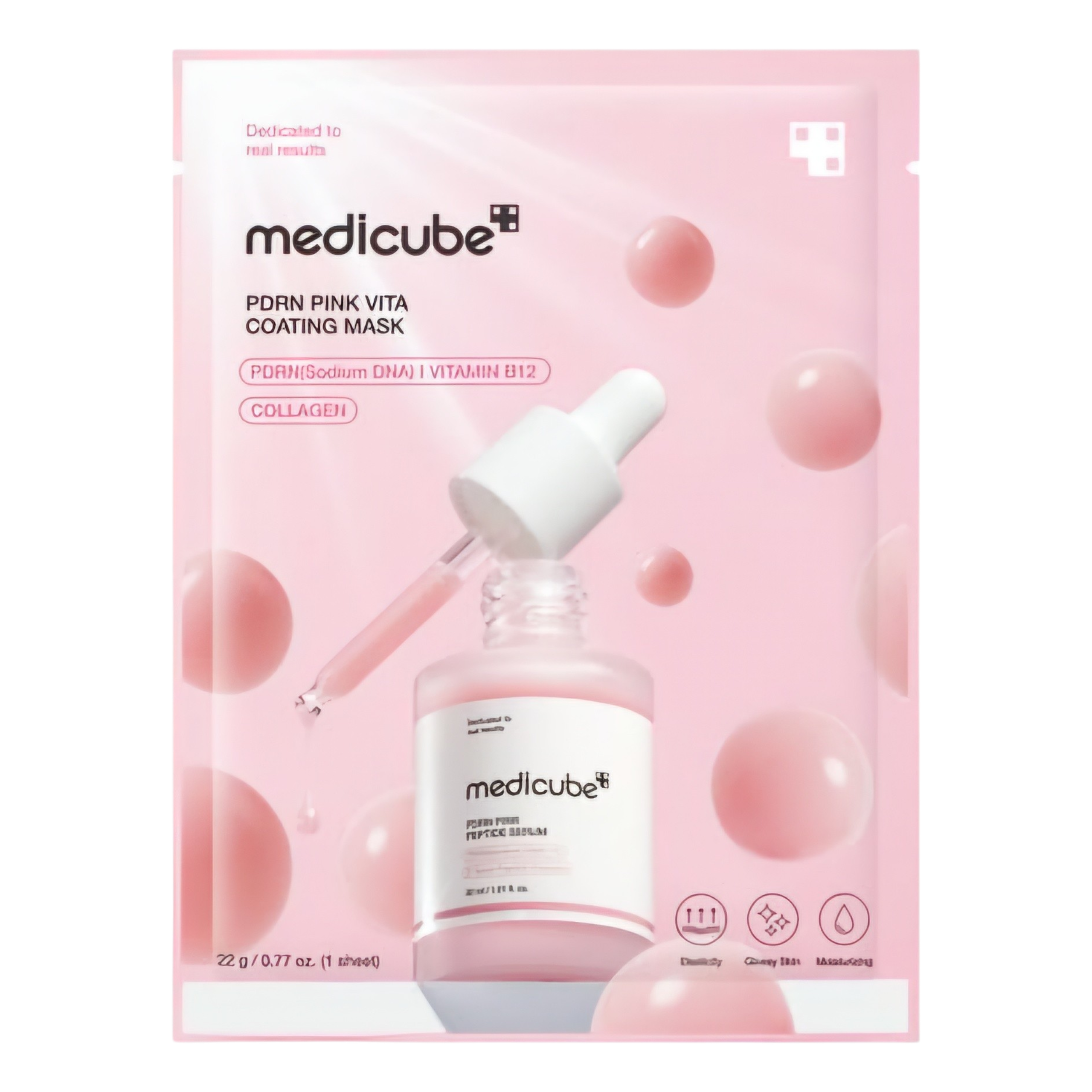 MEDICUBE - PDRN Pink Vita Coating Mask ( 1pc )