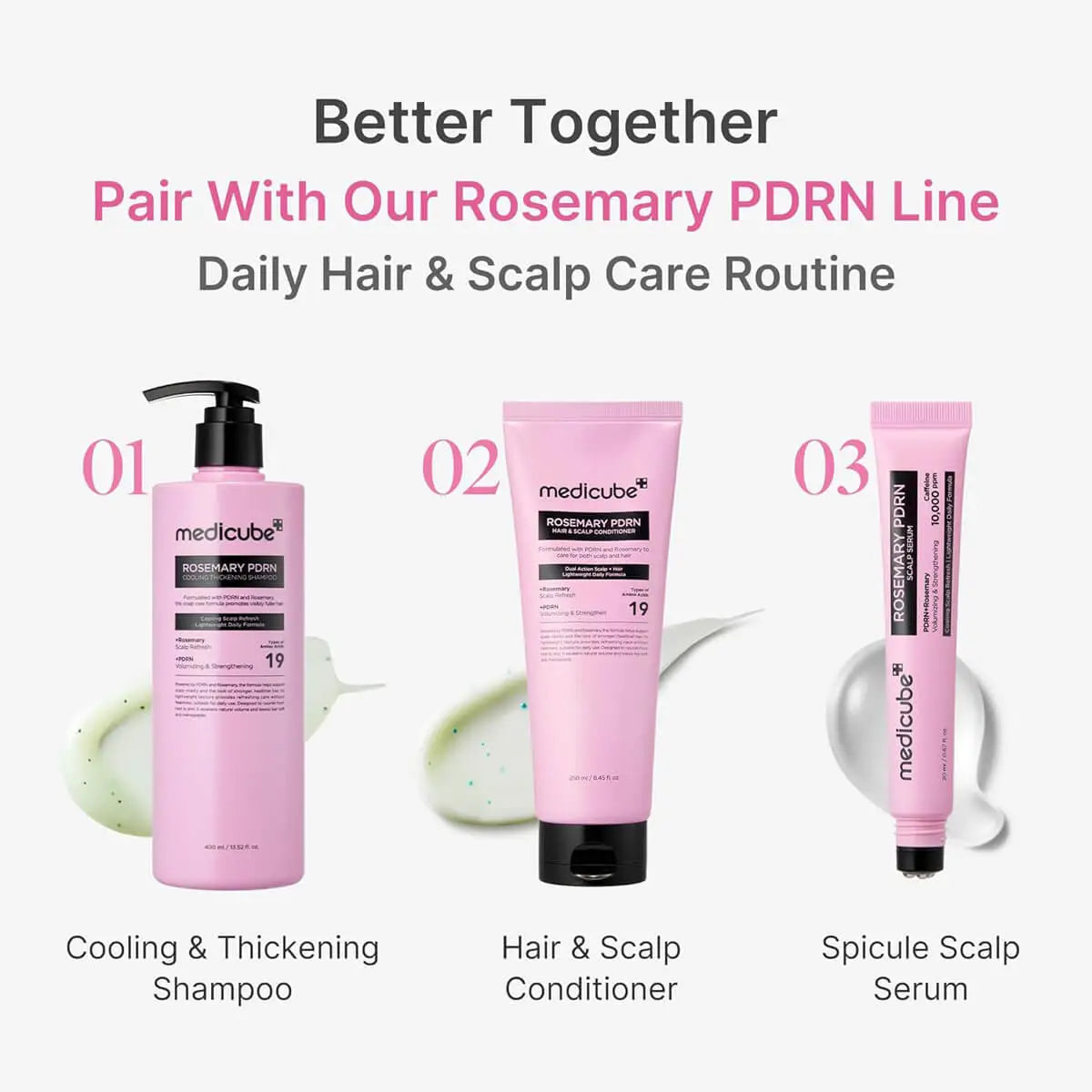 MEDICUBE - Rosemary PDRN Scalp Serum
- 20ml