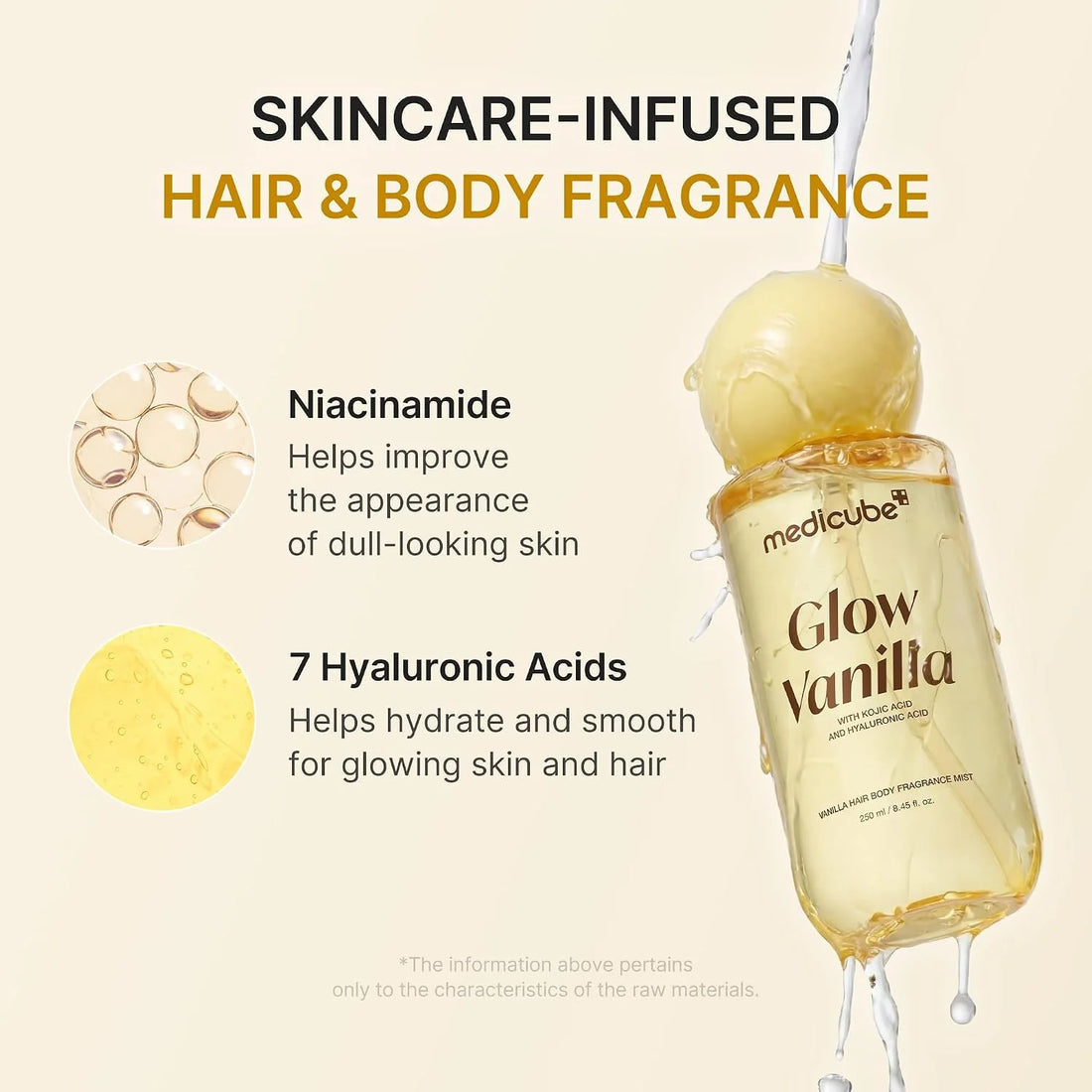 MEDICUBE - Vanilla Hair & Body Fragrance Mist With Cojic Acid - 100ml