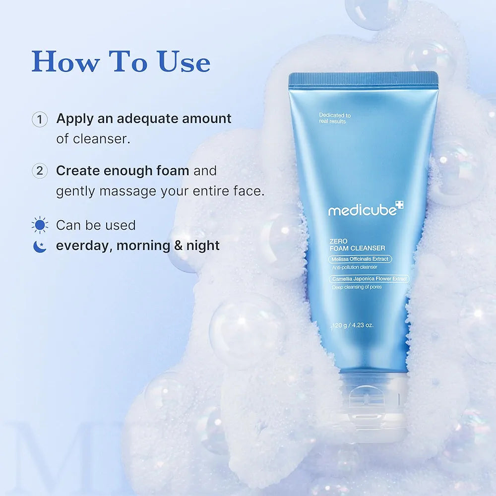 MEDICUBE - Zero Pore Foam Cleanser - 120g