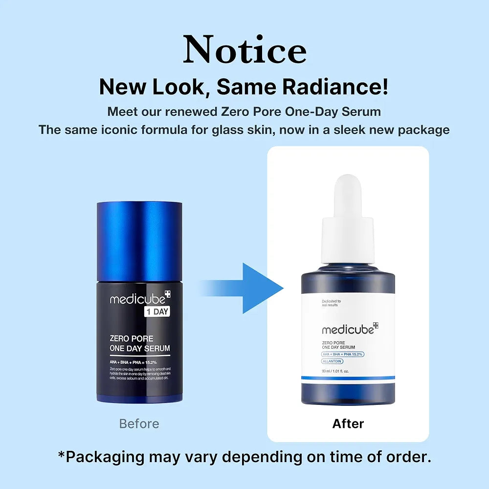 MEDICUBE - Zero Pore One Day Serum - Sérum exfoliant - 30ml