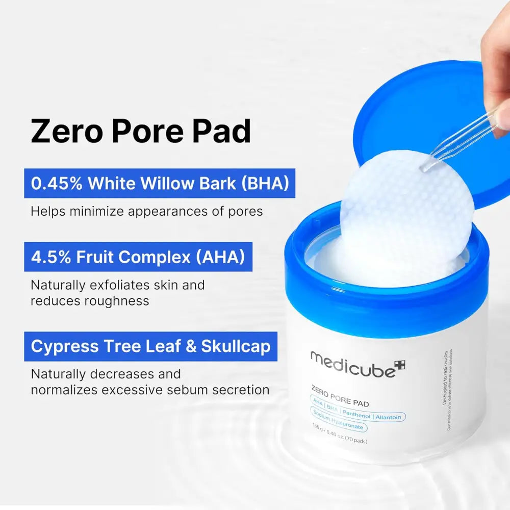 MEDICUBE Zero Pore Pad 2.0 70 pads masques