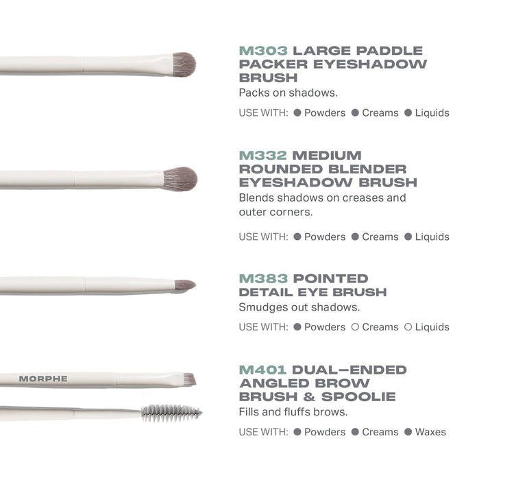 MORPHE - Best of Blends 8-PIECE FACE & EYE BRUSH SET