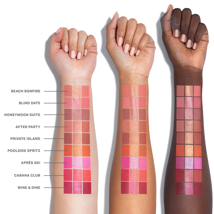 MORPHE - Cheek Thrills Multi-Finish Face Trio - réf Honeymoon Suite