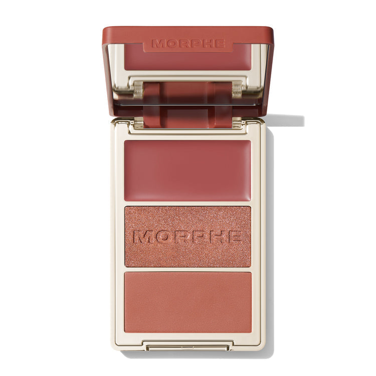 MORPHE - Cheek Thrills Multi-Finish Face Trio - réf Private Island