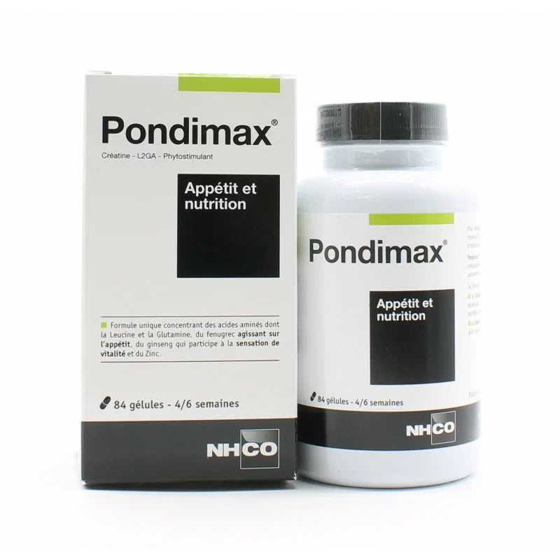 NHCO NUTRITION - Pondimax Appétit et Nutrition - 84 Gélules