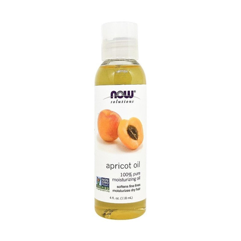 NOW SOLUTIONS - Huile de Noyau d'Abricot 100% Pure et Naturelle - 118ml