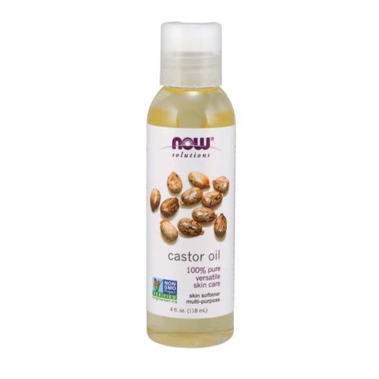 NOW SOLUTIONS - Huile de Ricin 100% Pure et Naturelle Castor Oil - 118ml
