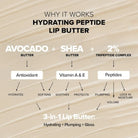 NUDESTIX - Nudeglow Hydrating Peptide Lip Butter Duo Set