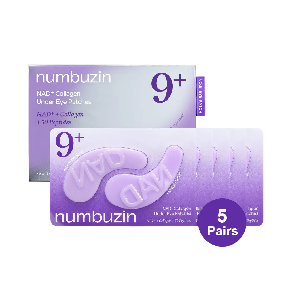NUMBUZIN - No.9 NAD+ Collagen Under Eye Patches (5 Pairs )