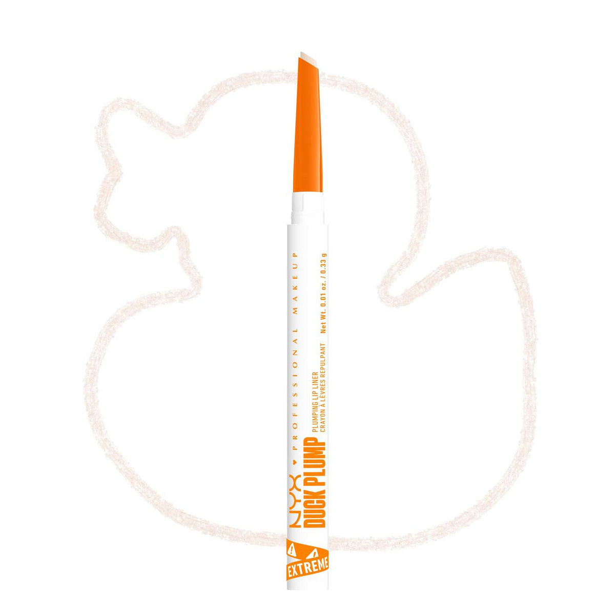 NYX - CRAYON À LÈVRES DUCK PLUMP LINER- 01 - Ducking Clear