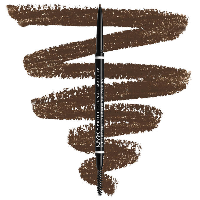NYX - CRAYON À SOURCILS DOUBLE - EMBOUT MICRO BROW PENCIL - réf Brunette