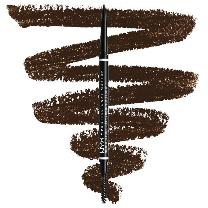 NYX - CRAYON À SOURCILS DOUBLE - EMBOUT MICRO BROW PENCIL - réf Espresso