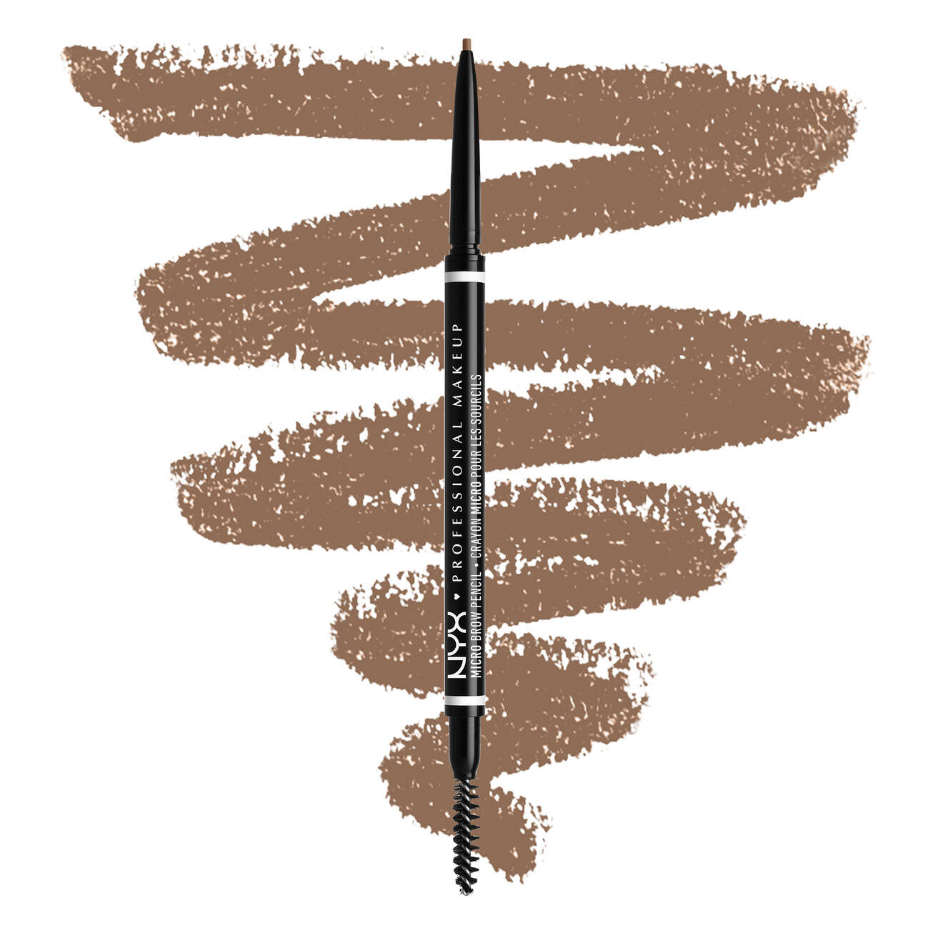 NYX - CRAYON À SOURCILS DOUBLE - EMBOUT MICRO BROW PENCIL- Taupe