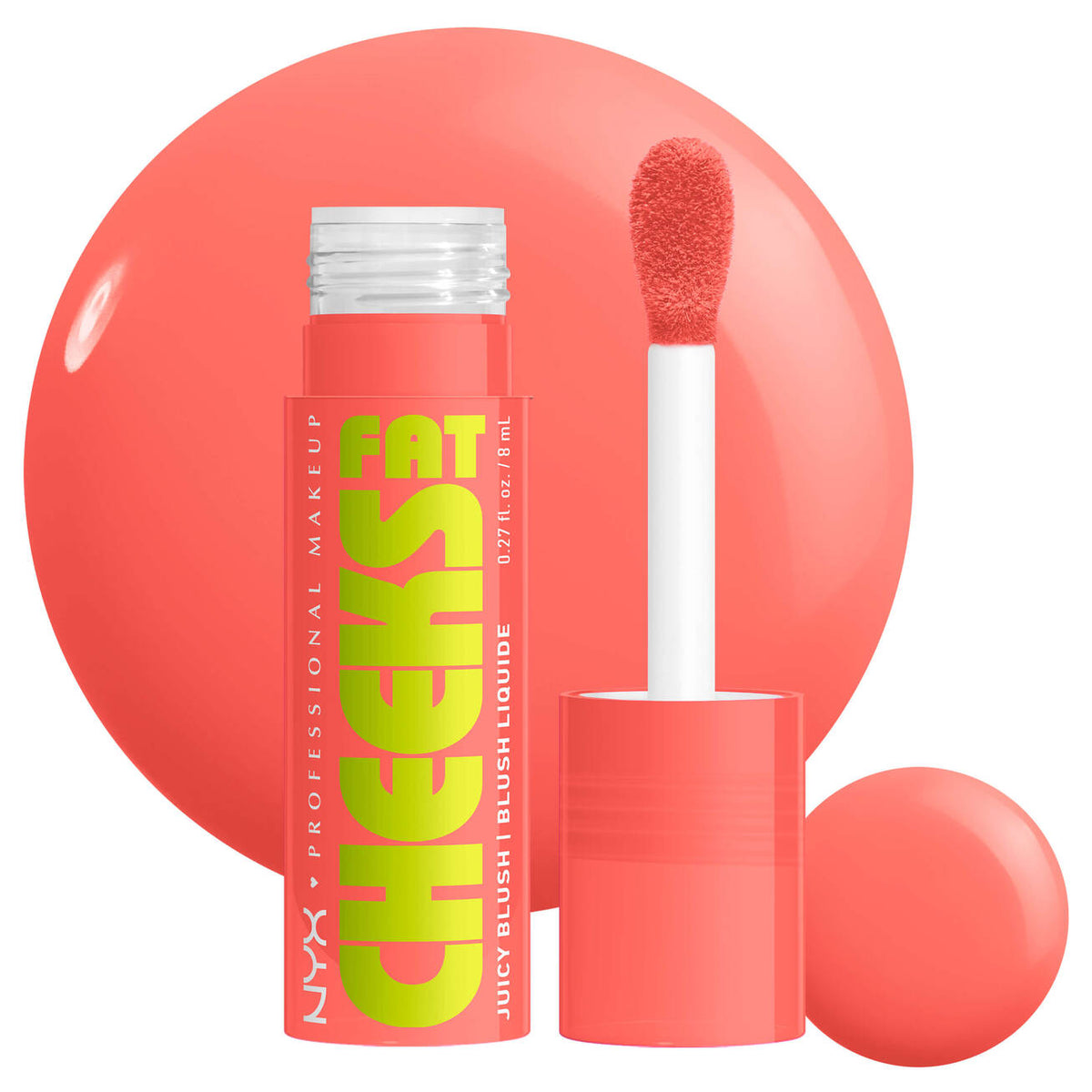 NYX - Fat Cheeks -Blush liquide hydratant - 01 Papaya Plump