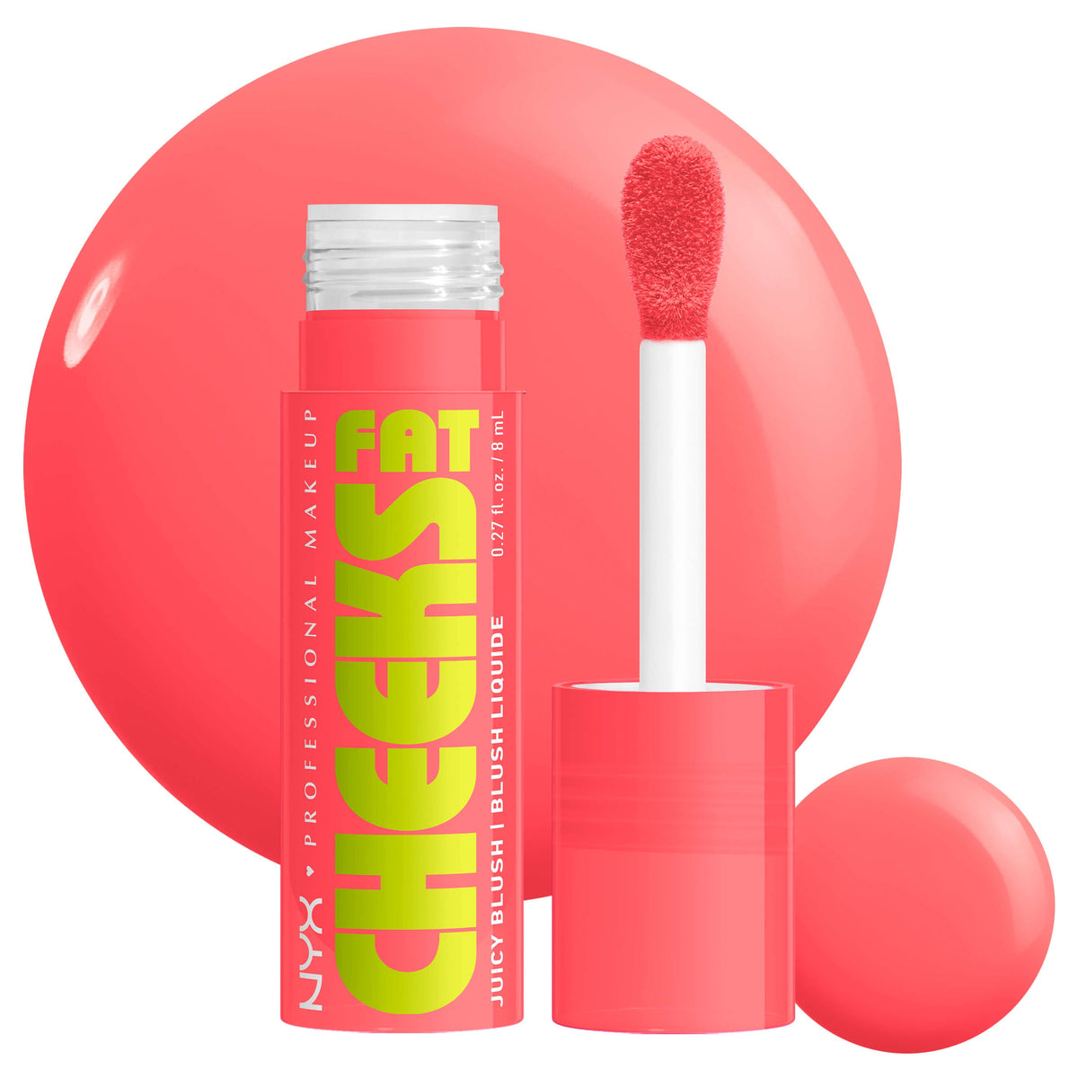 NYX - Fat Cheeks -Blush liquide hydratant - 05 Peach Plunge