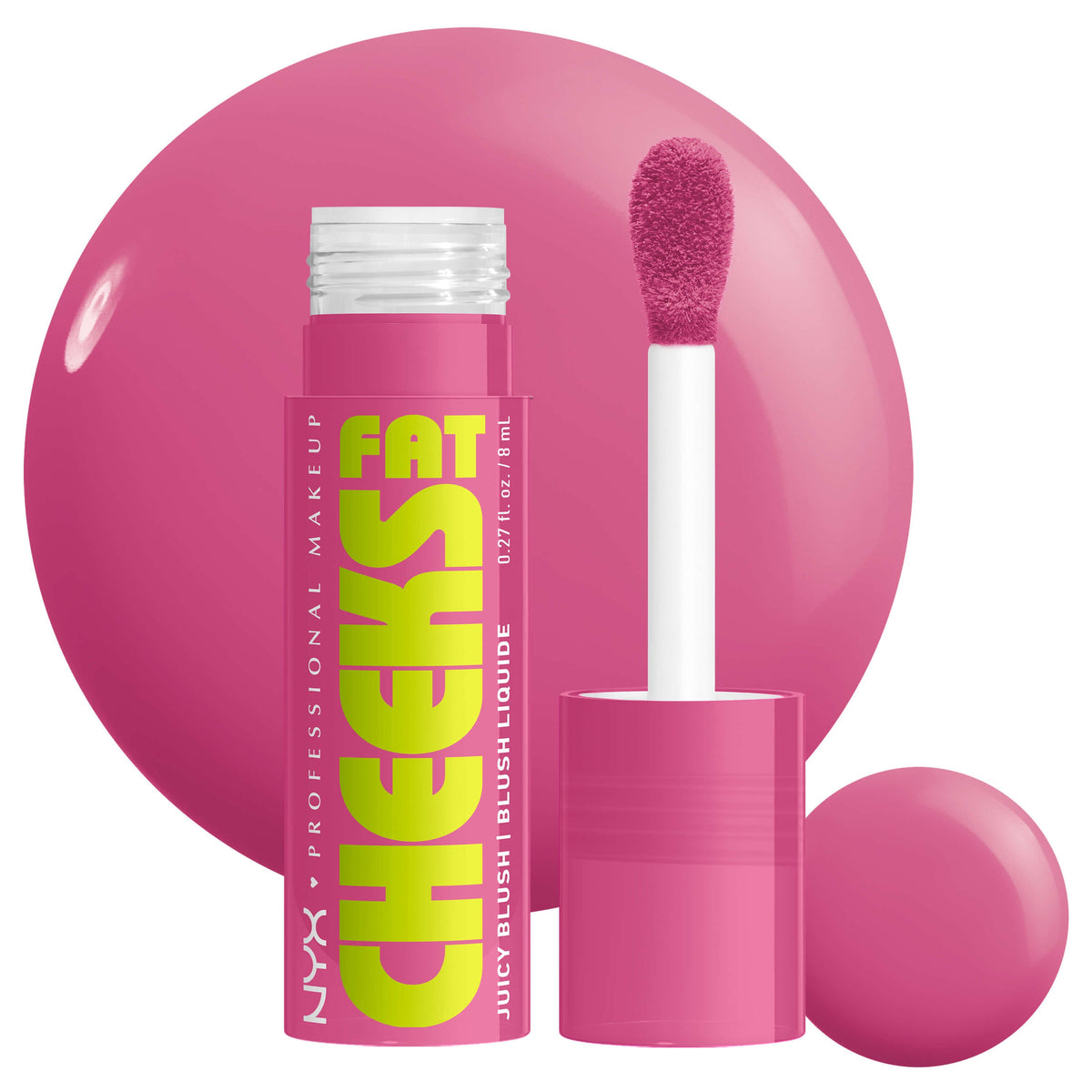 NYX - Fat Cheeks - Blush liquide hydratant - 07 Plum Pop